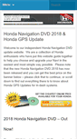 Mobile Screenshot of hondanavigationdvd.net